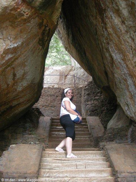 Fortezza di Sigiriya - la salita....