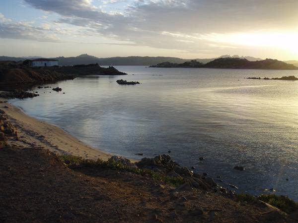 Spiaggia di Punta Rossa di sera