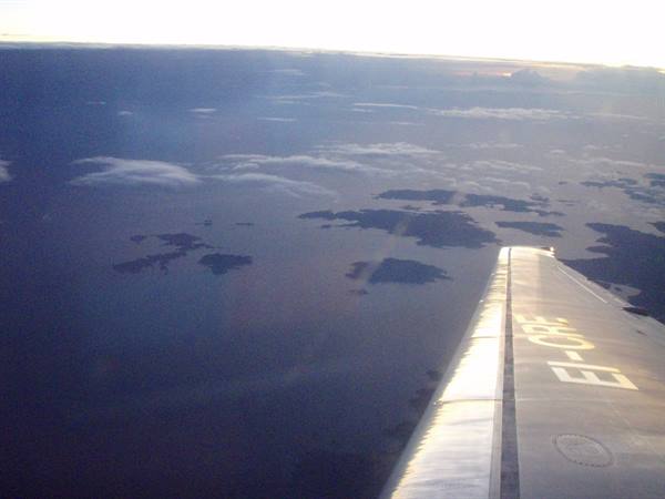L'Arcipelago dall'aereo...