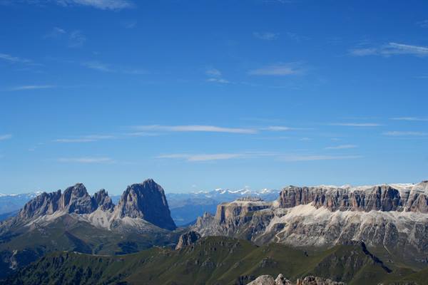 Panorama dalla cima della Marmolada (3.200 m)