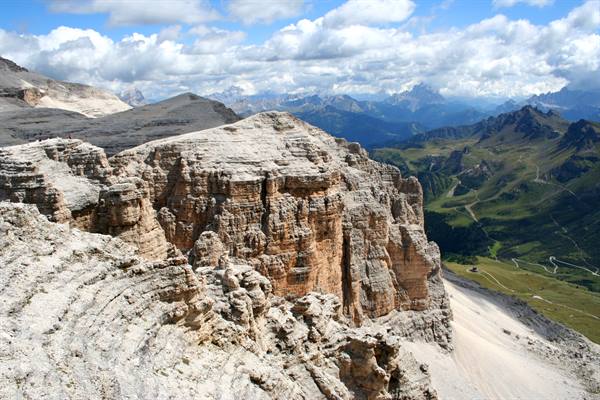 Sulla cima del Pordoi