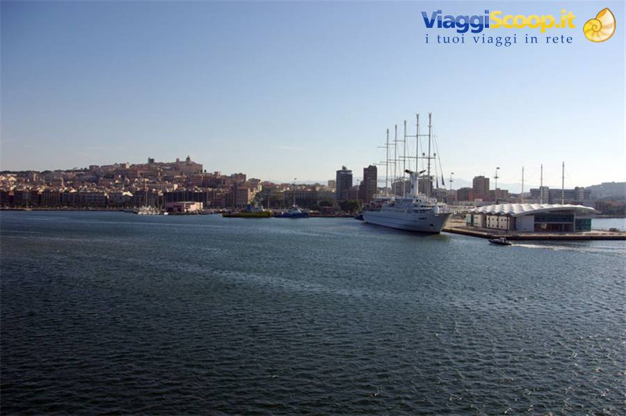 Arrivo nel porto di Cagliari
