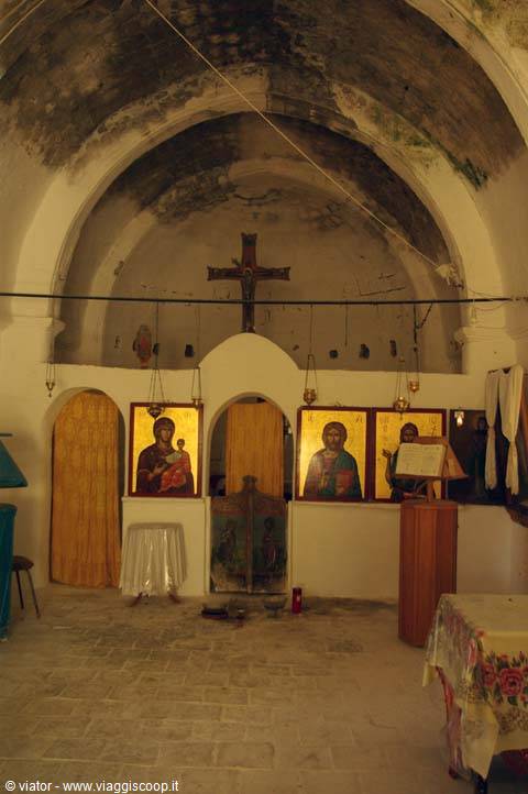 Isola di Kos Castro di Antimakia cappella