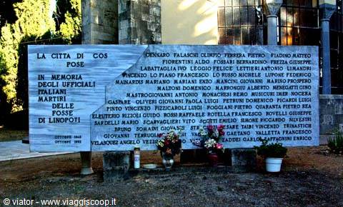 Kos Lapide dei Caduti di Kos
