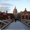 Millennium Bridge e St Paul REGNO UNITO 