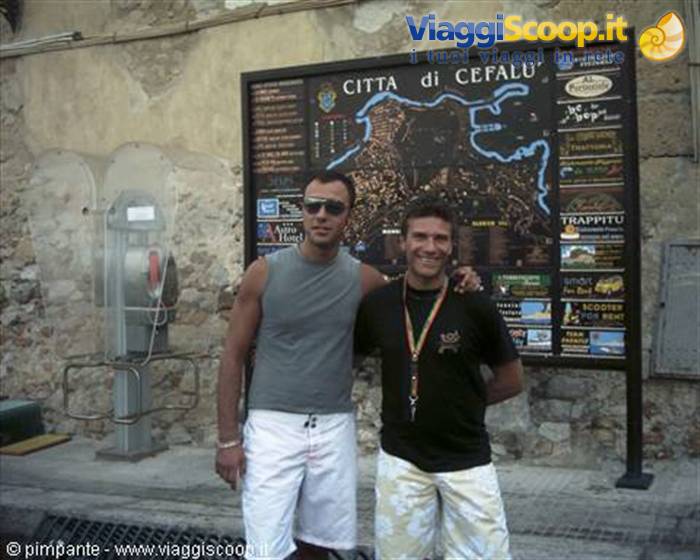 io ed ernesto nel paesello di cefalu'
