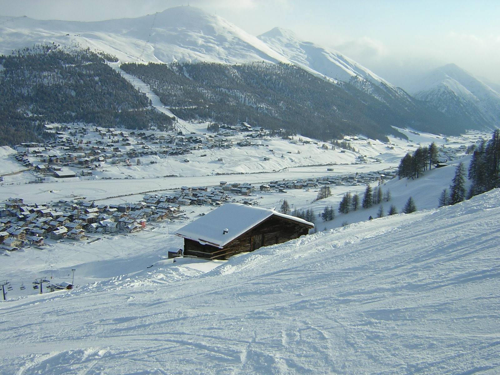la vallata vista dalle peiste