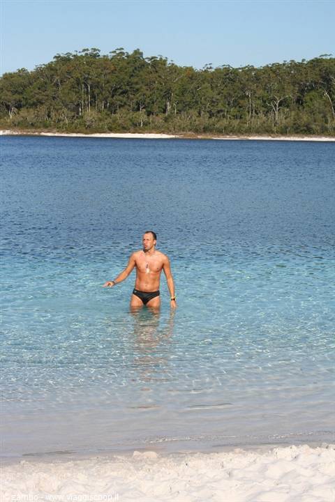 Bagno nel lago
