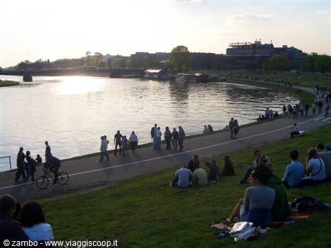 La Vistula...il fiume di Cracovia