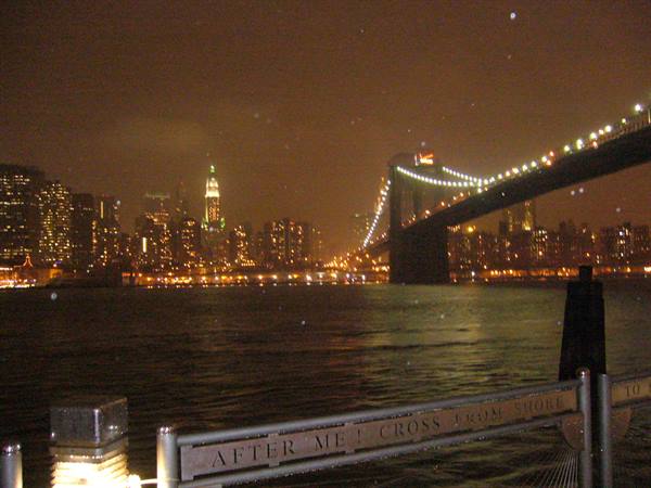 Manhattan view from Brooklin