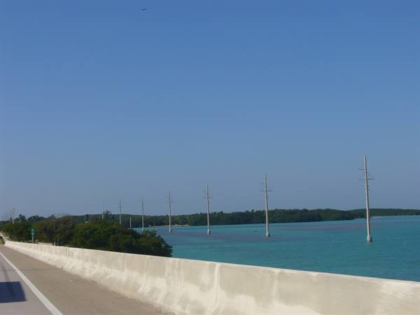 on the road...to Key West!US 1, Da Key Largo al Mile 0.
