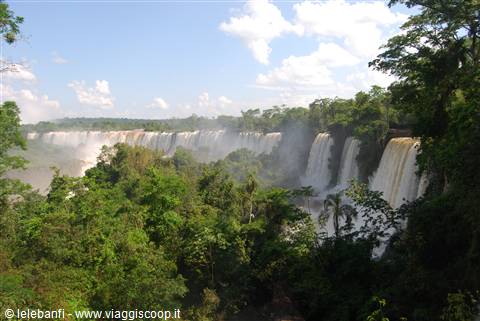 Cascate di Iguazù - Lato argentino - Fianco