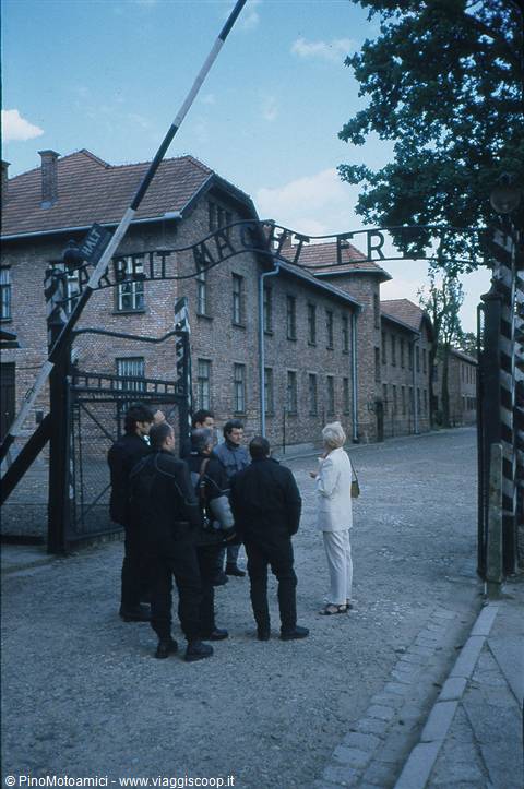 entrata del lager di Auschwitz