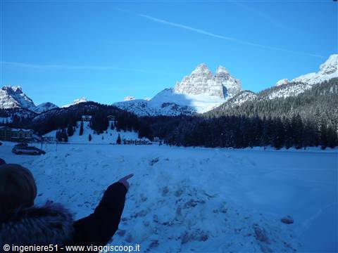 le tre cime di Lavaredo da Misurina