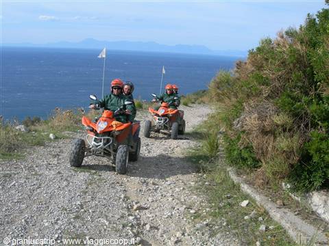 Avventura in quad lungo la costa del Cilento