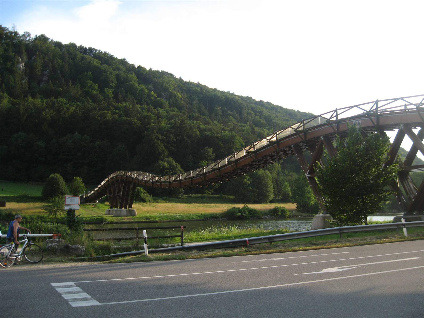 essing il ponte di legno più lungo d'Europa