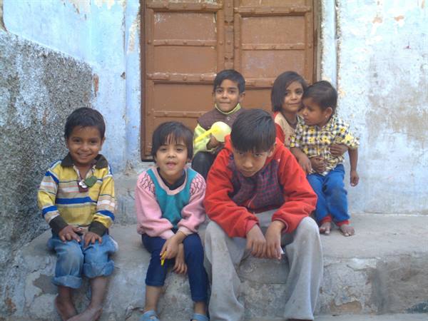 i bimbi di Pushkar