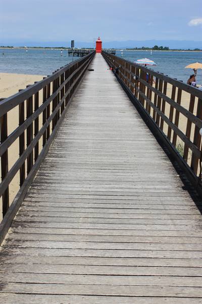 Lignano Sabbiadoro. Il pontile del Faro