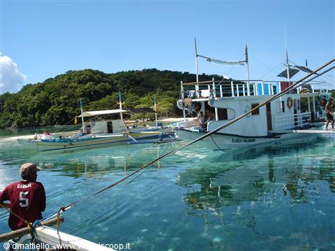 Una delle decine di isolette lungo il tragitto coron El Nido