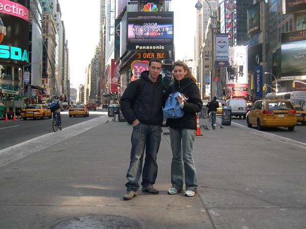 PASSEGGIANDO PER TIME SQUARE