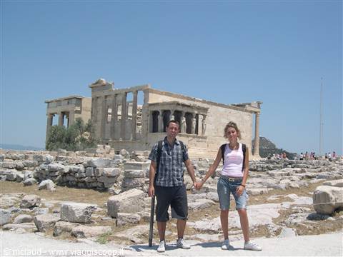 FOTO DI COPPIA SULL' ACROPOLI
