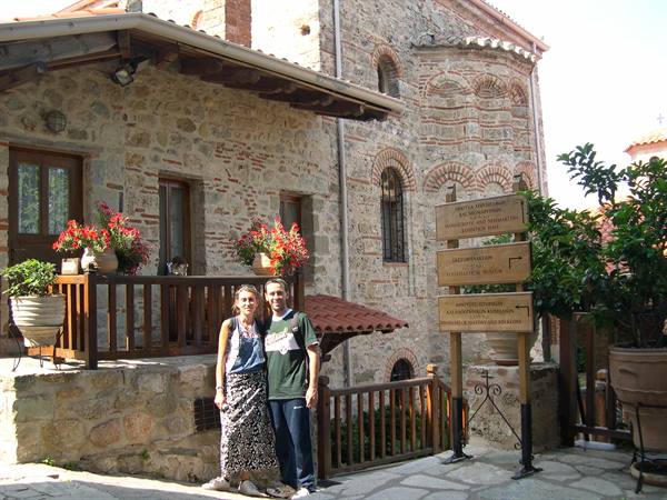 IN VISITA DENTRO IL MONASTERO