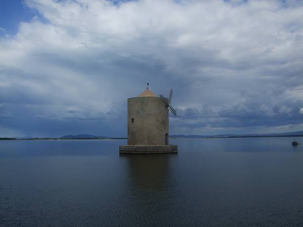 ORBETELLO: giro in laguna.