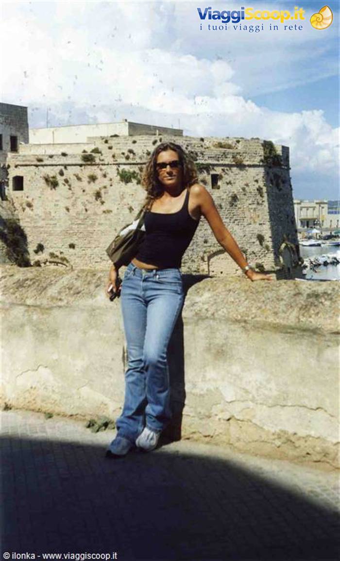Io sulla passeggiata di Gallipoli