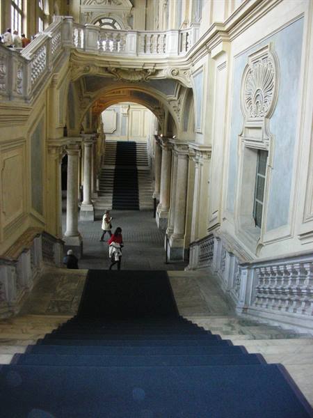 palazzo madama, scalinata interna