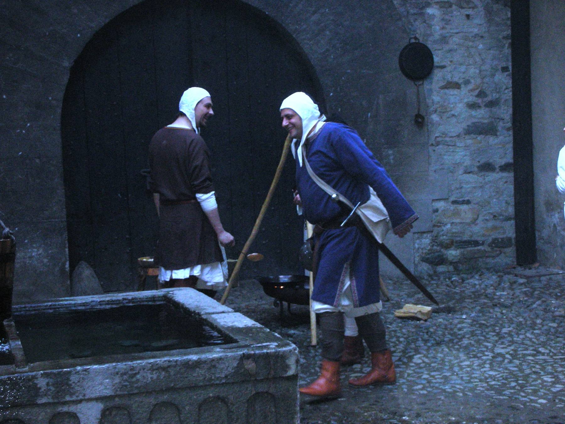 personaggi del borgo in vesti dell'epoca