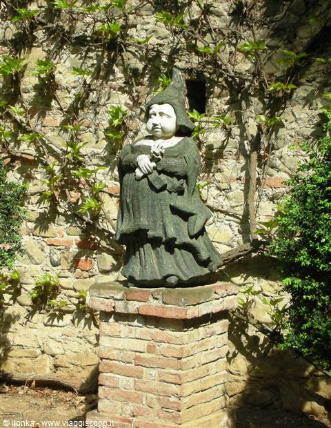 statua del fantasma del castello