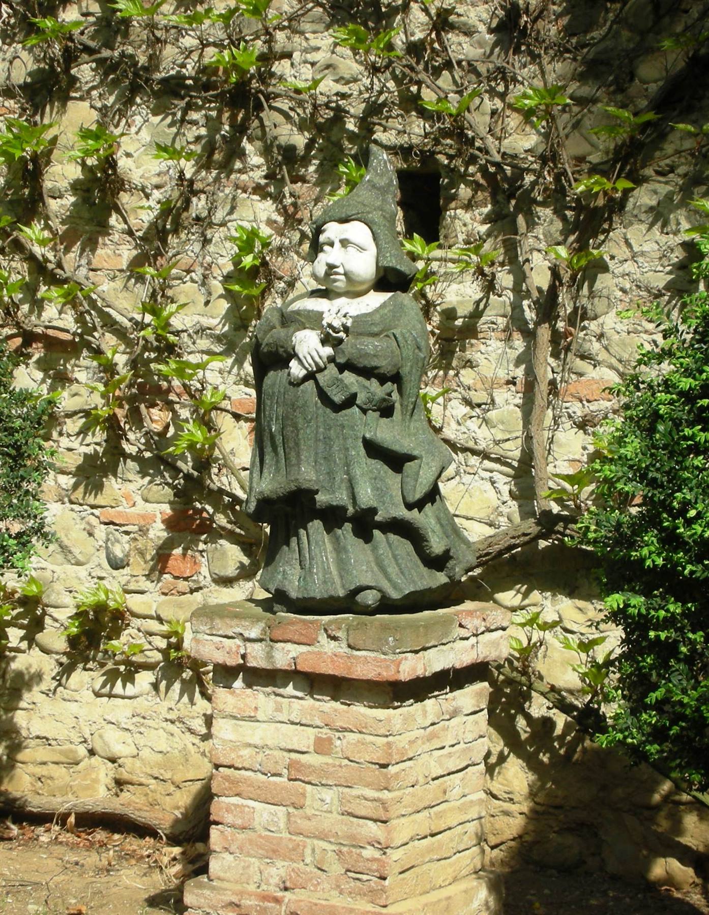 statua del fantasma del castello