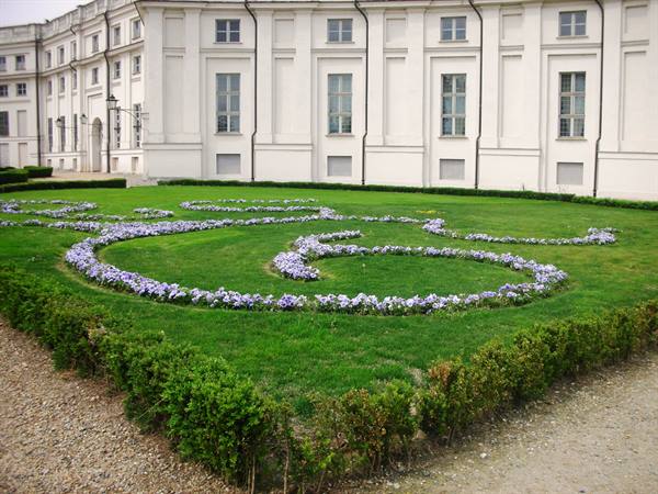 aiuola del giardino esterno