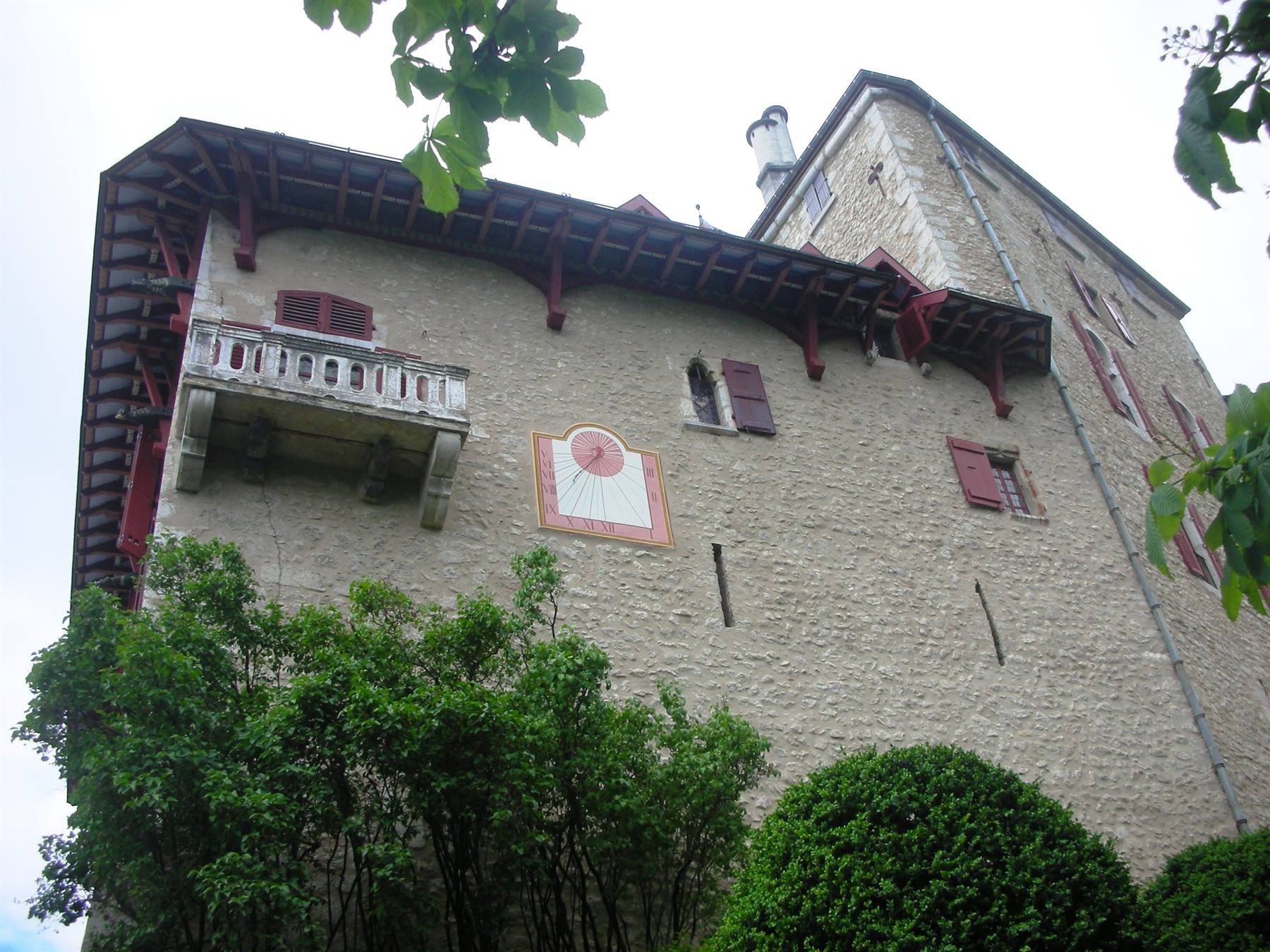 veduta retro castello