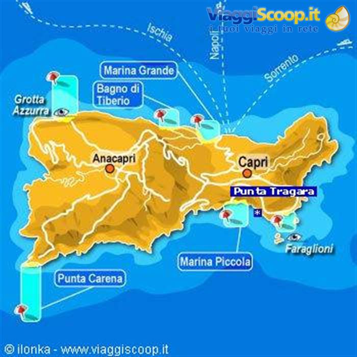 mappa capri