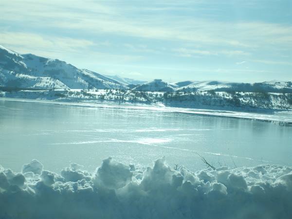il lago ghiacciato