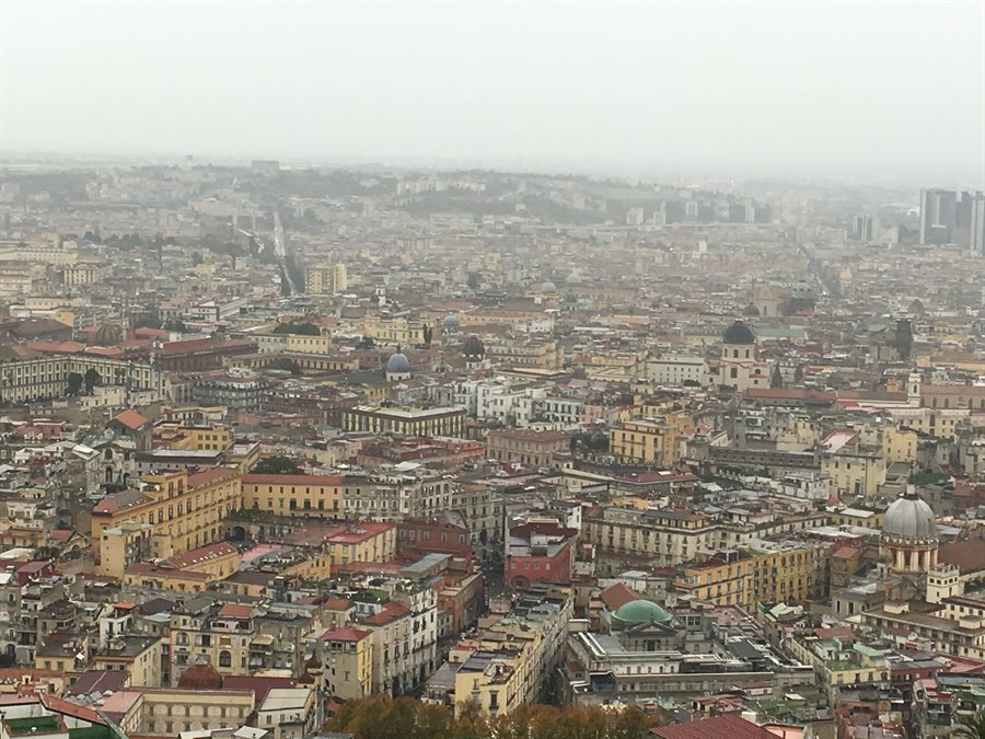 Panorama di Napoli da Castel Sant'Elmo