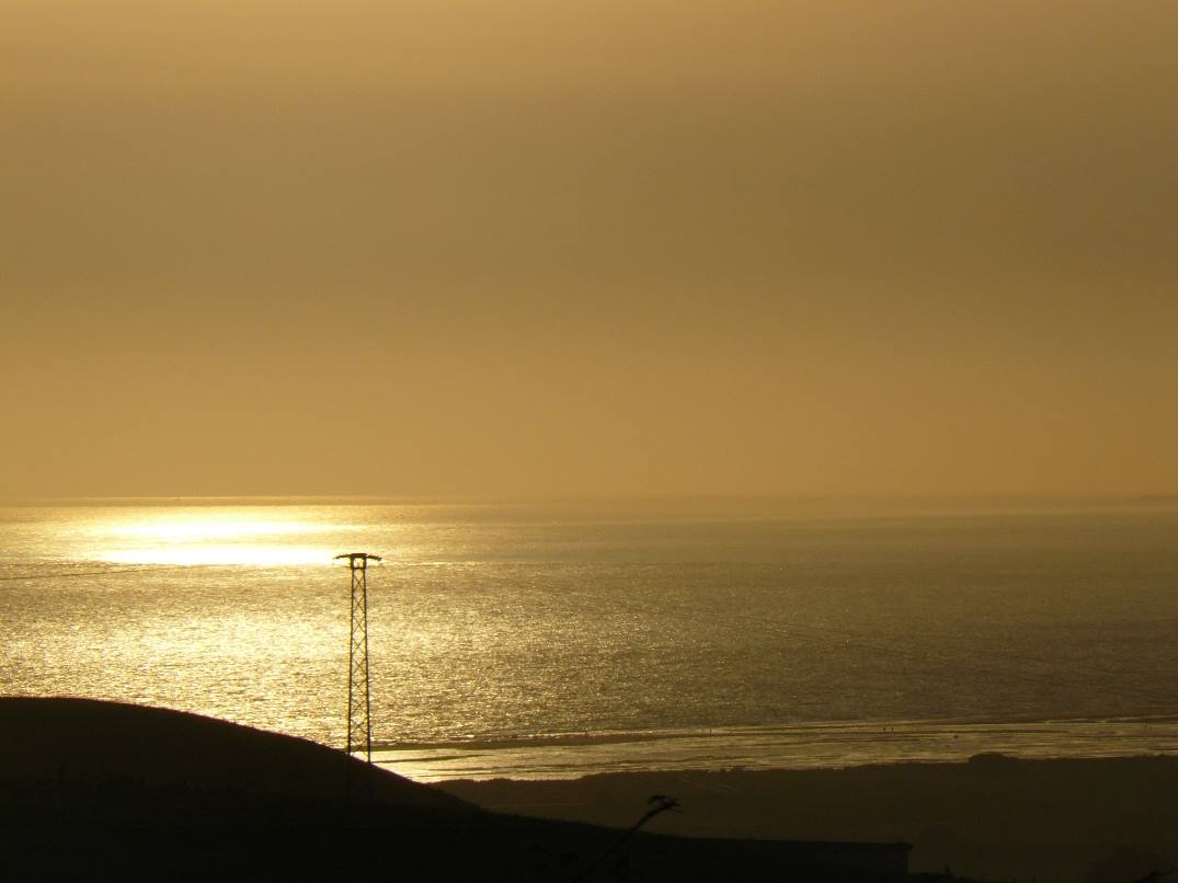 Tramonto sulla spiaggia di Tarifa