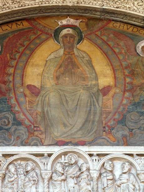 Piacenza, particolare del Duomo