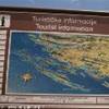 Mappa ad una sosta in Croazia BOSNIA E HERZEGOWINA 