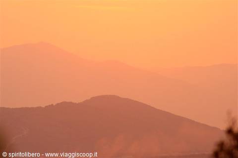 Tramonto dal Krizevac, non ci sono filtri e manipolazioni nell'immagine. Eos 400D in Program