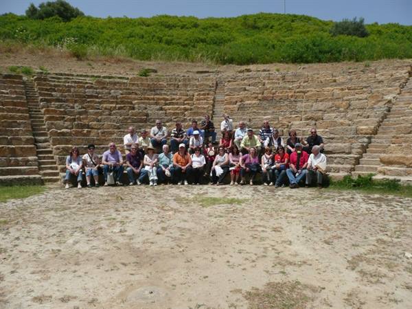 MORGANTINA il gruppo di Archeoclub di Ragusa
