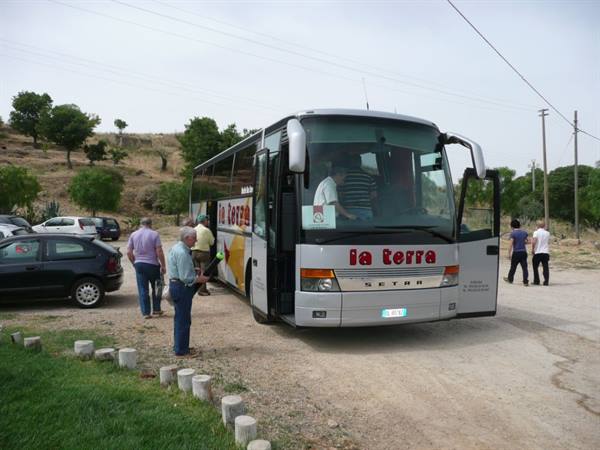 MORGANTINA - bus "La Terra"