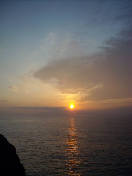 tramonto a Cbo de Roca-Portogallo
