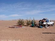 sosta pranzo nell'Hammada