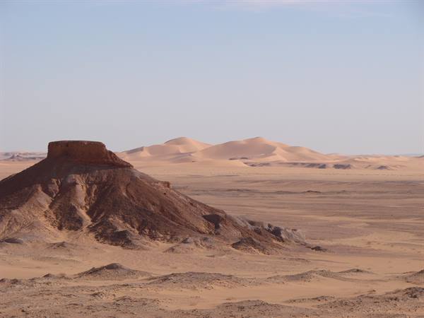 inizio dune dell'erg Ubari