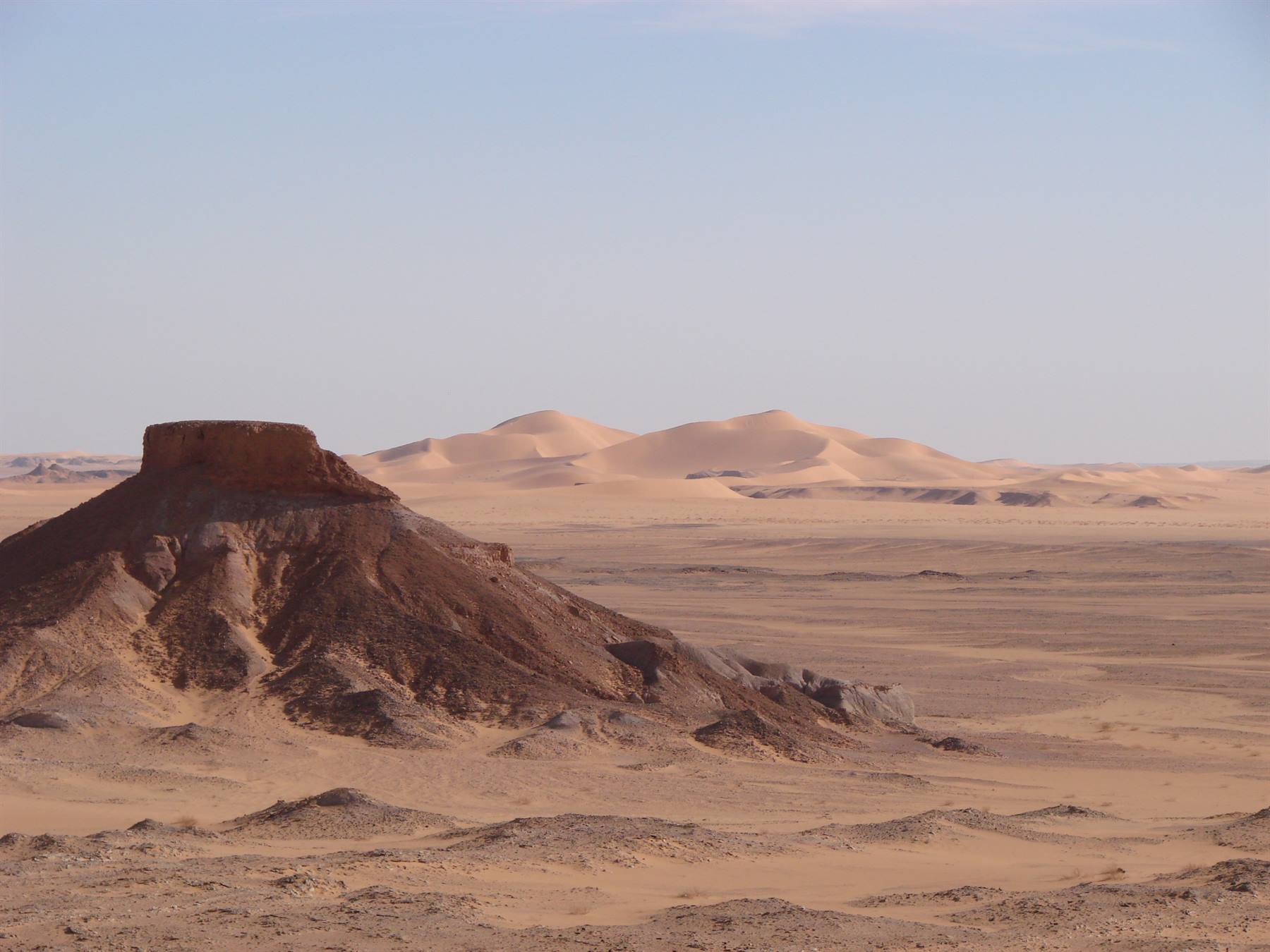 inizio dune dell'erg Ubari