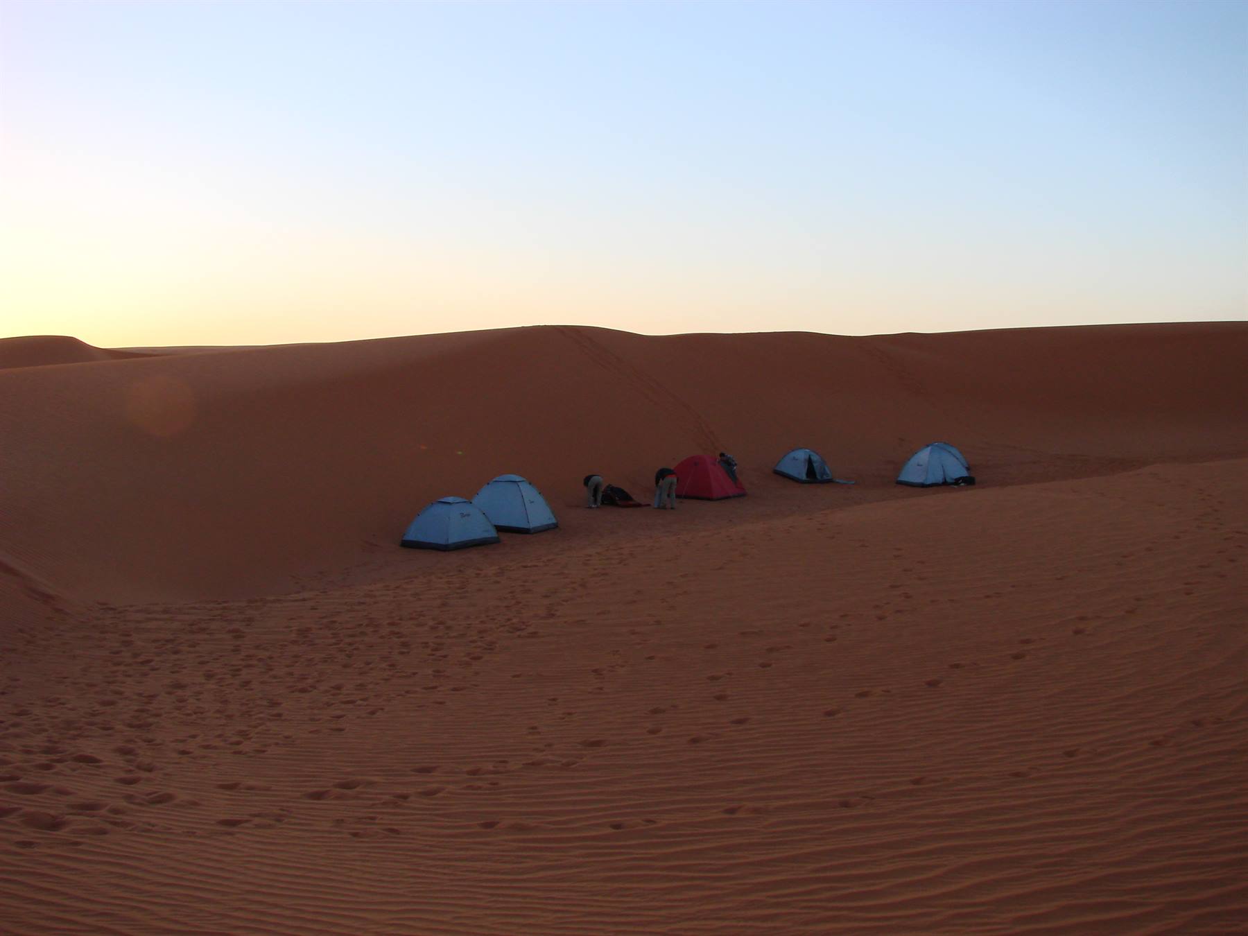 primo campo tra le dune