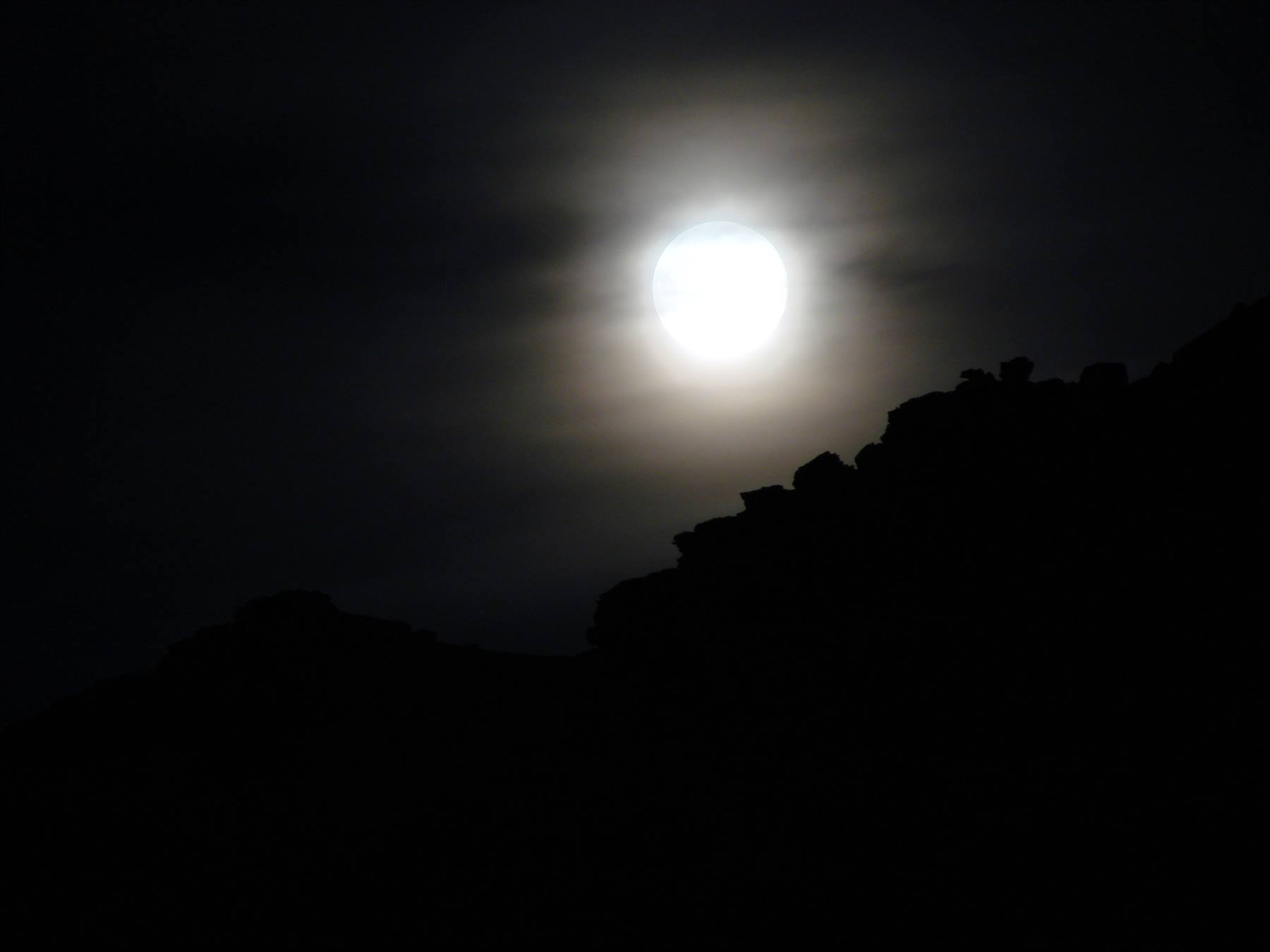 luna piena nell'Akakus