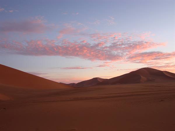 tramonto fra le dune del murzuq
